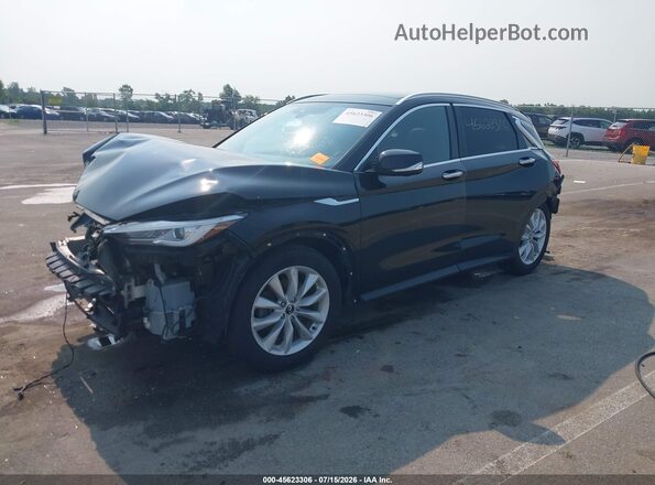 3PCAJ5M33KF126831 2019 INFINITI QX50 Black Vista tres cuartos delantera izquierda