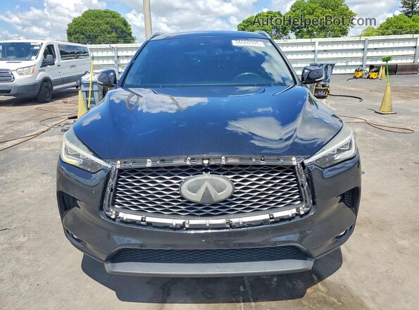 3PCAJ5M33KF135836 2019 INFINITI QX50 Black Widok z przodu
