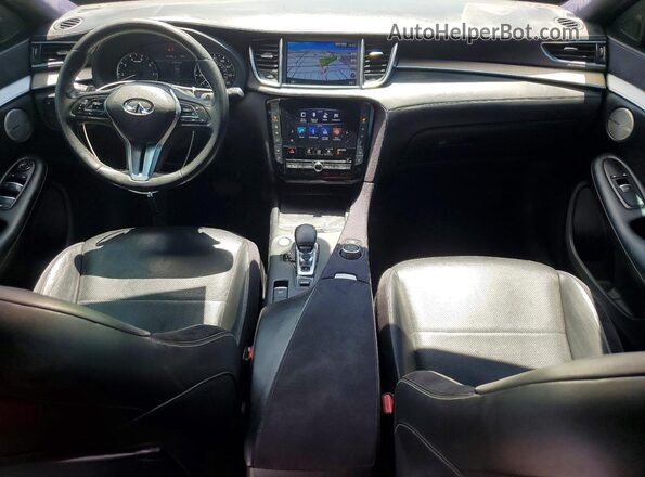 3PCAJ5M33KF135836 2019 INFINITI QX50 Black Widok deski rozdzielczej