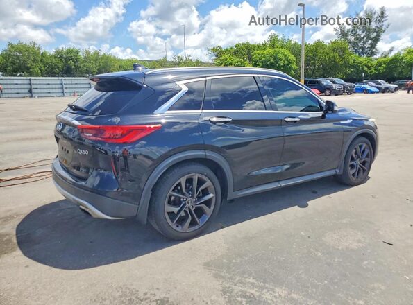 3PCAJ5M33KF135836 2019 INFINITI QX50 Black Tył prawy