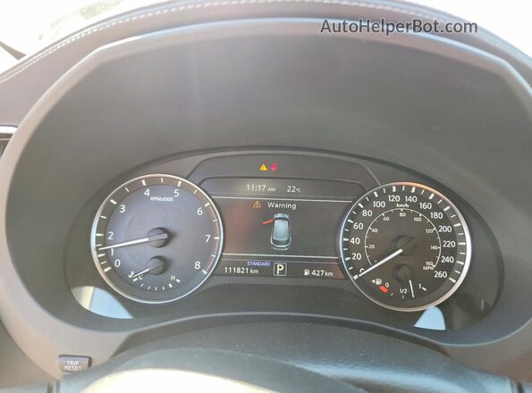 3PCAJ5M33KF144519 2019 INFINITI QX50 Blue ხელსაწყოთა პანელის ხედი
