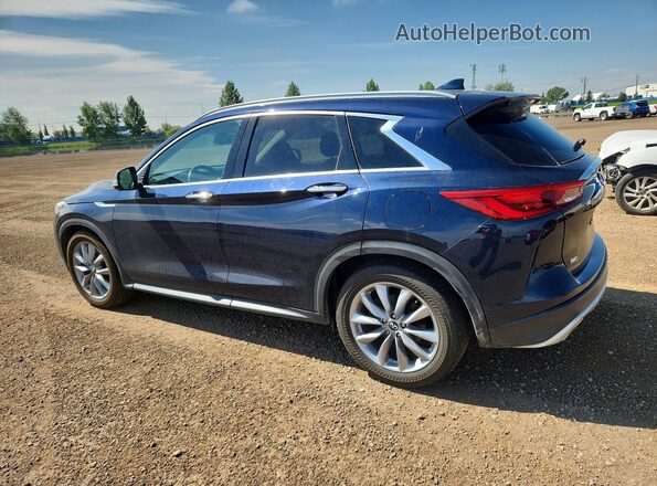 3PCAJ5M33KF144519 2019 INFINITI QX50 Blue უკანა მარცხენა