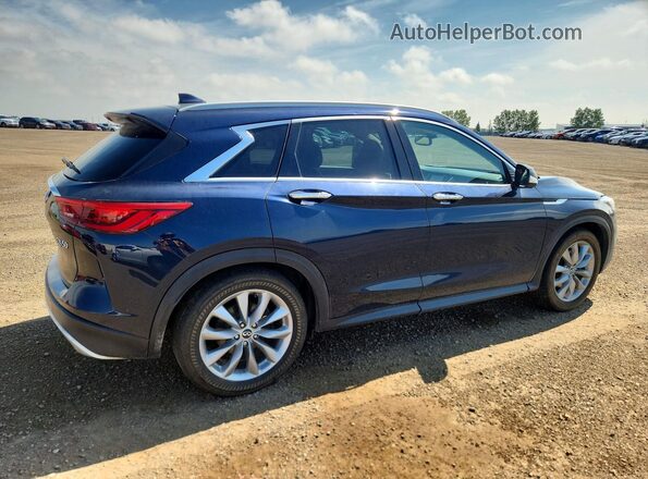 3PCAJ5M33KF144519 2019 INFINITI QX50 Blue უკანა მარჯვენა