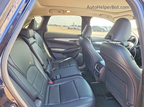 3PCAJ5M33KF144519 2019 INFINITI QX50 Blue უკანა სალონის ხედი