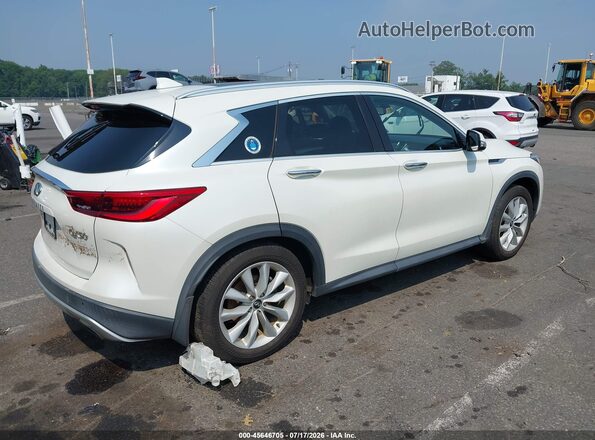 3PCAJ5M34KF114025 2019 INFINITI QX50 Белый Задняя правая четверть