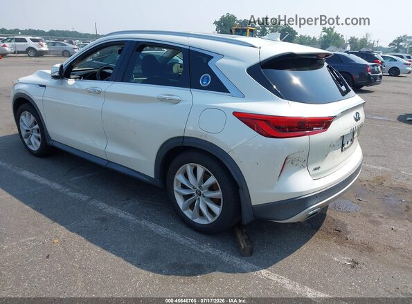 3PCAJ5M34KF114025 2019 INFINITI QX50 Белый Задняя левая четверть