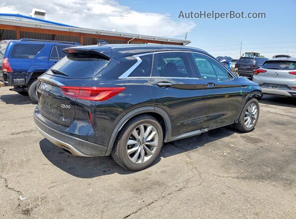 3PCAJ5M34LF107030 2020 INFINITI QX50 Black Հետևի աջ