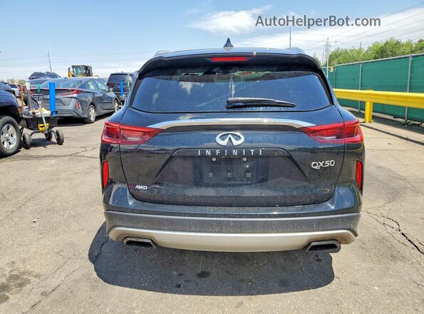 3PCAJ5M34LF107030 2020 INFINITI QX50 Black Հետևի տեսք