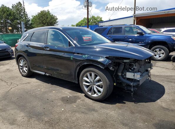3PCAJ5M34LF107030 2020 INFINITI QX50 Black Առջևի աջ
