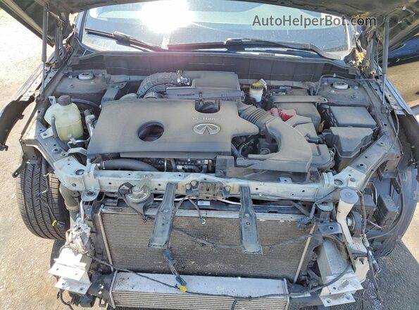 3PCAJ5M34LF107030 2020 INFINITI QX50 Black Սալոնի հետևի տեսք