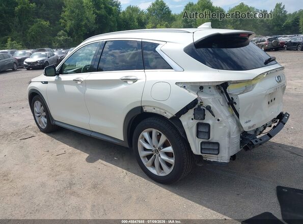 3PCAJ5M35KF116950 2019 INFINITI QX50 Белый Задняя левая четверть