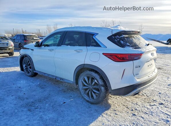 3PCAJ5M35KF126667 2019 INFINITI QX50 White Rear left