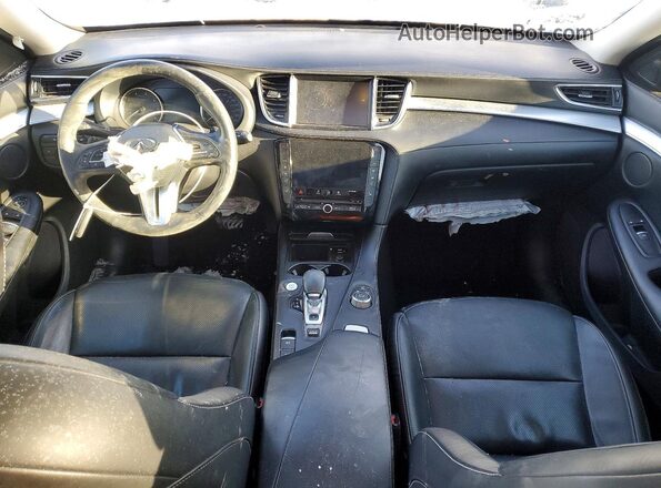3PCAJ5M35KF126667 2019 INFINITI QX50 White Dashboard view