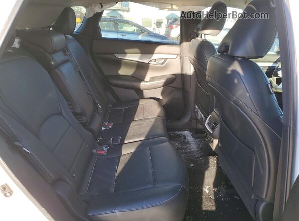 3PCAJ5M35KF126667 2019 INFINITI QX50 White Rear seats view