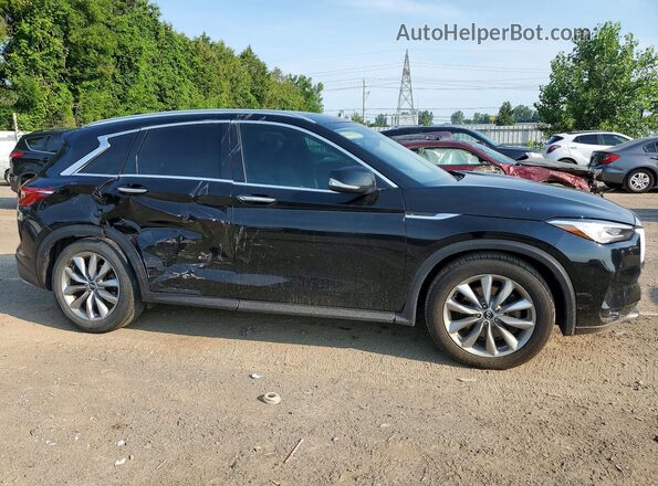 3PCAJ5M35KF130184 2019 INFINITI QX50 Black Front right