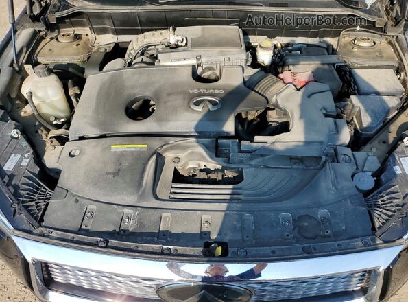 3PCAJ5M35KF130184 2019 INFINITI QX50 Black Engine compartment view