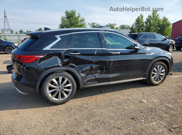 3PCAJ5M35KF130184 2019 INFINITI QX50 Black Rear right
