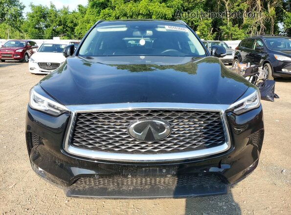 3PCAJ5M35KF130184 2019 INFINITI QX50 Black Front view