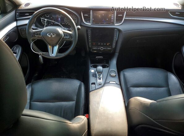 3PCAJ5M35KF130184 2019 INFINITI QX50 Black Dashboard view