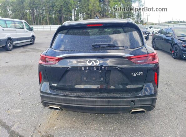 3PCAJ5M35KF144943 2019 INFINITI QX50 Black უკანა ხედი