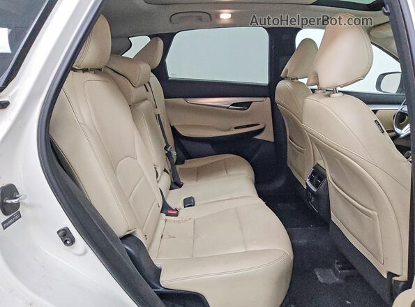 3PCAJ5M35LF108221 2020 INFINITI QX50 White Вид задньої частини салону