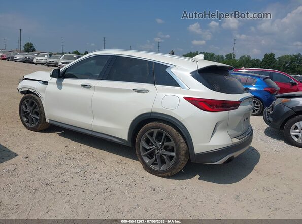 3PCAJ5M36KF105097 2019 INFINITI QX50 White Rear left