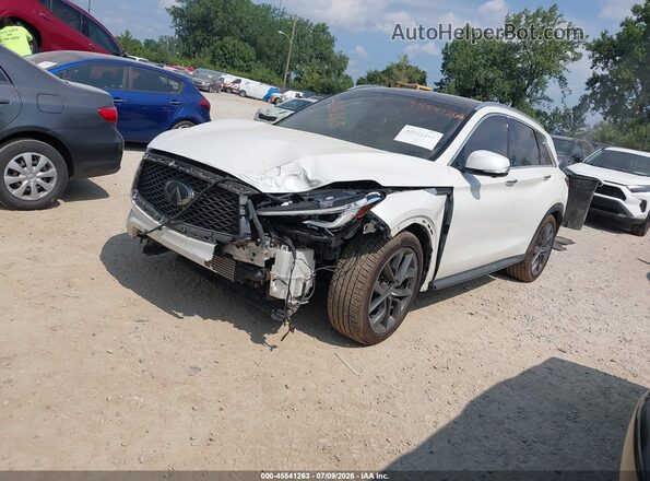 3PCAJ5M36KF105097 2019 INFINITI QX50 White Front left