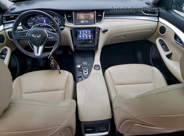3PCAJ5M36KF148466 2019 INFINITI QX50 Black Dashboard view