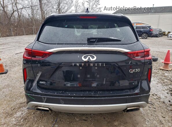 3PCAJ5M36KF148466 2019 INFINITI QX50 Black Rear view