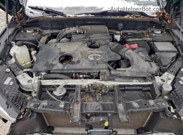 3PCAJ5M36KF148466 2019 INFINITI QX50 Black Engine compartment view