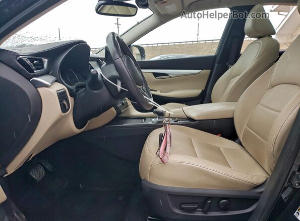 3PCAJ5M36KF148466 2019 INFINITI QX50 Black Front interior view
