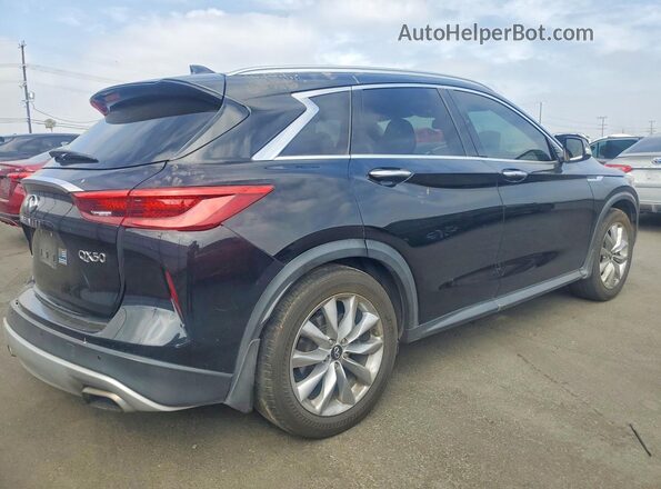 3PCAJ5M36LF112519 2020 INFINITI QX50 Black უკანა მარჯვენა