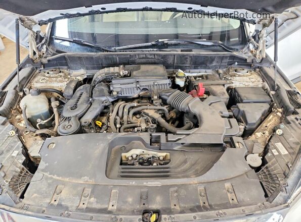 3PCAJ5M37KF110177 2019 INFINITI QX50 White Engine compartment view