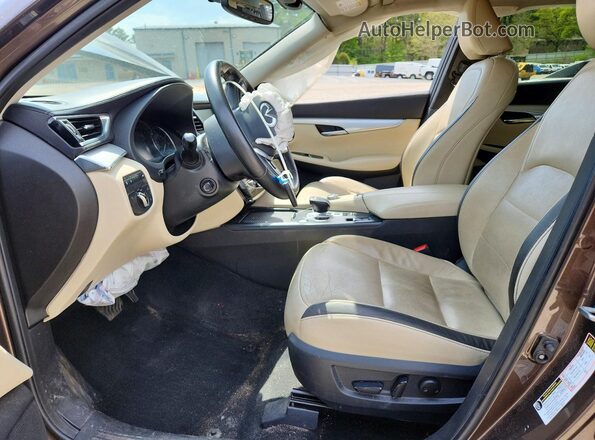 3PCAJ5M37KF110633 2019 INFINITI QX50 Brown Vista interior delantera