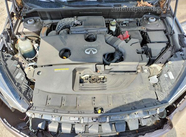 3PCAJ5M37KF110633 2019 INFINITI QX50 Brown Vista del compartimento del motor
