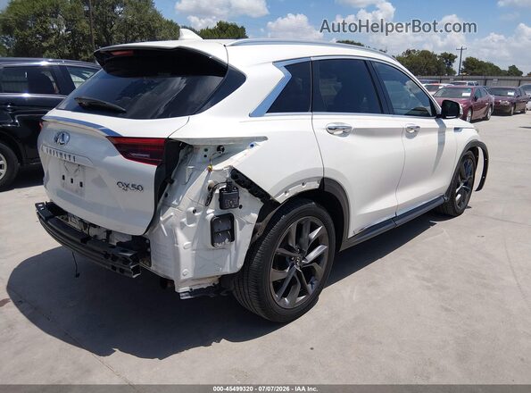 3PCAJ5M37KF127822 2019 INFINITI QX50 White Trasero derecho
