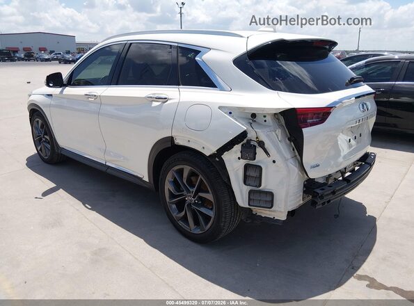 3PCAJ5M37KF127822 2019 INFINITI QX50 White Trasero izquierdo