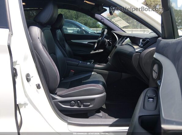 3PCAJ5M37KF127822 2019 INFINITI QX50 White Vista interior delantera
