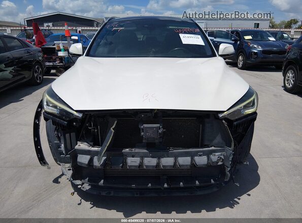 3PCAJ5M37KF127822 2019 INFINITI QX50 White Vista frontal