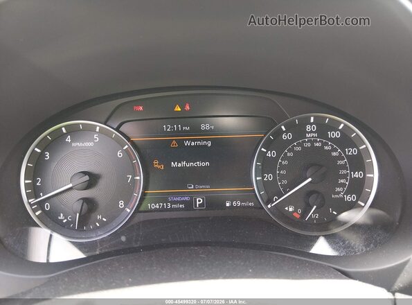 3PCAJ5M37KF127822 2019 INFINITI QX50 White Vista de los asientos traseros
