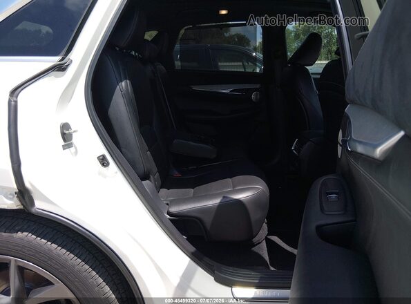 3PCAJ5M37KF127822 2019 INFINITI QX50 White Vista de la etiqueta del VIN