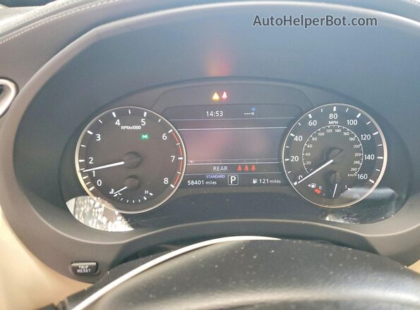 3PCAJ5M37LF102291 2020 INFINITI QX50 White Սարքավորումների վահանակի տեսք