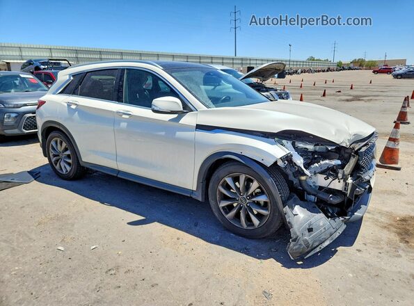 3PCAJ5M37LF120838 2020 INFINITI QX50 Кремовый Передняя правая четверть