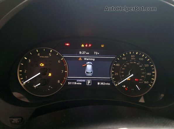 3PCAJ5M38KF142880 2019 INFINITI QX50 Black Instrument cluster view