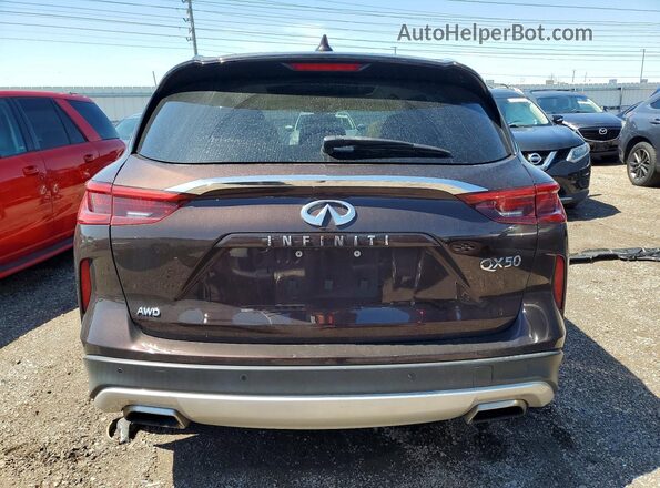 3PCAJ5M38LF108911 2020 INFINITI QX50 Purple Rear view