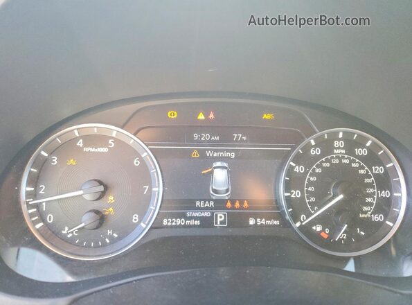 3PCAJ5M38LF108956 2020 INFINITI QX50 White Սարքավորումների վահանակի տեսք