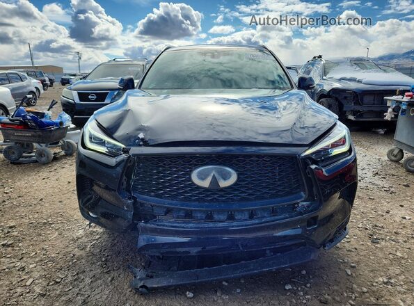 3PCAJ5M38LF117026 2020 INFINITI QX50 Black Դիմացի տեսք