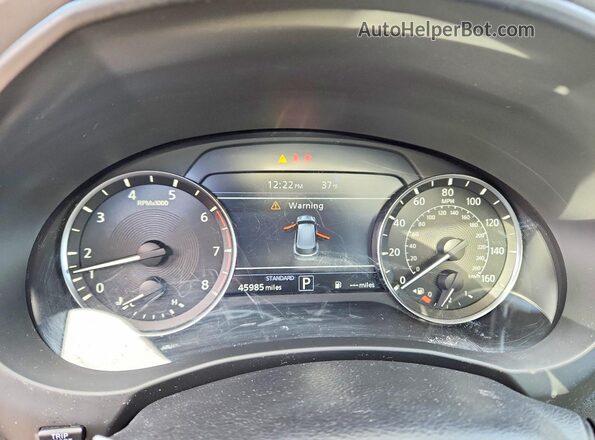 3PCAJ5M38LF117026 2020 INFINITI QX50 Black Սարքավորումների վահանակի տեսք