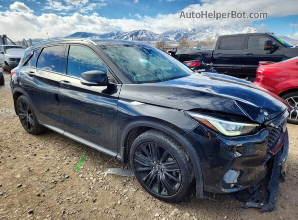 3PCAJ5M38LF117026 2020 INFINITI QX50 Black Առջևի աջ