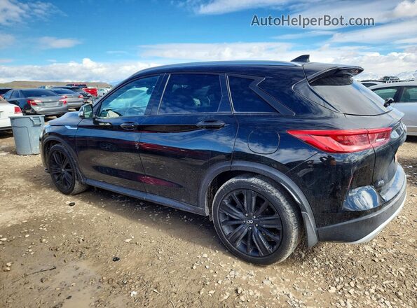 3PCAJ5M38LF117026 2020 INFINITI QX50 Black Հետևի ձախ